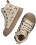 Shoesme Sh25w030 Sneakers Meisjes Leren Sneaker Beige - Thumbnail 4