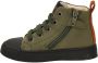 Shoesme SH22W036-B leren sneakers olijfgroen - Thumbnail 3