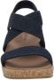 Skechers Arch Fit Beverlee Love Stay Dames Sandalen Navy Blue - Thumbnail 13