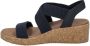 Skechers Arch Fit Beverlee Love Stay Dames Sandalen Navy Blue - Thumbnail 14