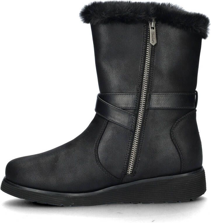 Skechers Keepsake Wedge gevoerde boots