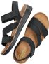 Skechers Lifted Comfort 163252-BLK Vrouwen Zwart Sandalen - Thumbnail 3