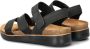 Skechers Lifted Comfort 163252-BLK Vrouwen Zwart Sandalen - Thumbnail 5