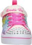 Skechers Twinkle Toes sneakers met lichtjes roze multi - Thumbnail 3