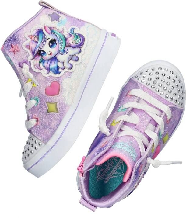 Skechers Twinkle Toes Twi-Lites hoge sneakers