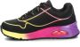 Skechers Uno Gen 1 sneakers zwart multi Meisjes Imitatieleer Meerkleurig 34 - Thumbnail 6