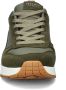 Skechers Uno Stacre Heren Sneakers Olijfgroen - Thumbnail 14