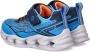 Skechers Vortex jongens klittenbandschoen Blauw - Thumbnail 4
