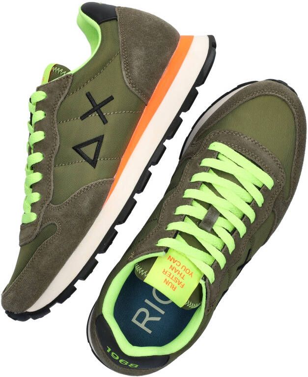 Sun 68 Tom Fluo lage sneakers