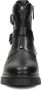 Tamaris Stoere vegan bikerboot met rits en gespen Zwart Dames - Thumbnail 9