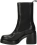 Vagabond Shoemakers Brooke Zwart Leren Vierkante Neus Laarzen Black Dames - Thumbnail 3