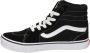 Vans Filmore Hi sneakers zwart wit Jongens Meisjes Suede Effen 30.5 - Thumbnail 3