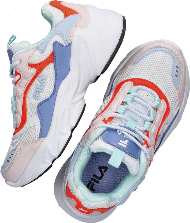 Fila Collene CB sneakers koraalrood lichtblauw - Foto 5