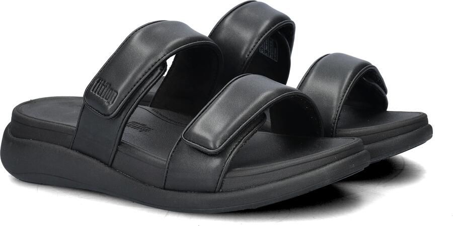FitFlop F-Mode Go Adjustable Flatform Two-Bar Slides Vrouwen All Zwart - Foto 7