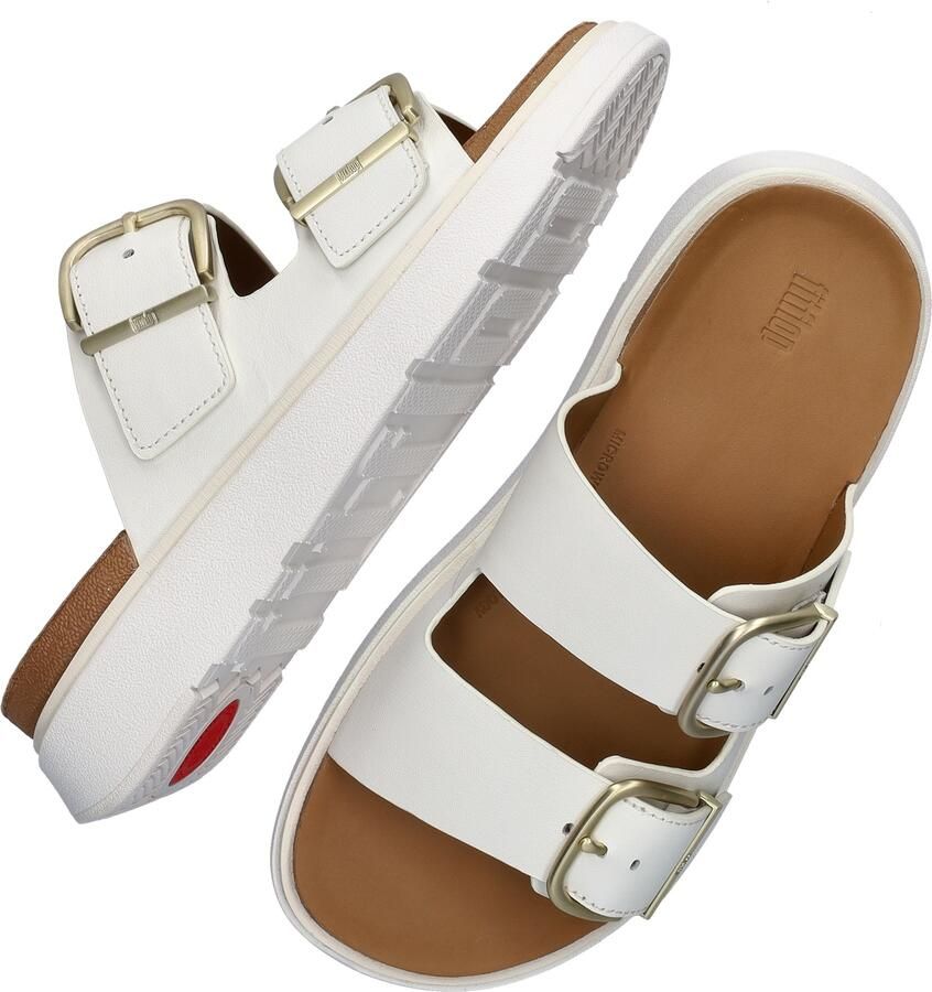 FitFlop Gen Ff Buckle Tumbled Leather Sandalen Wit Vrouw - Foto 3