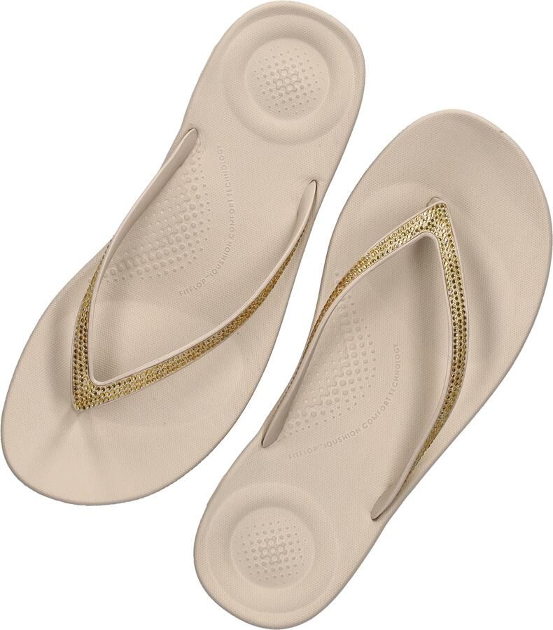 Fitflop Teenslippers IQUSHION SPARKLE CLASSIC sleehak zomerschoen slippers met fonkelende glitterafwerking - Foto 9