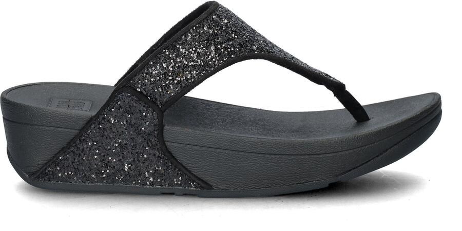 FITFLOP Teenslippers Dames Lulu Glitter Toe-post Maat: 40 Materiaal: Leer Kleur: Blauw - Foto 13