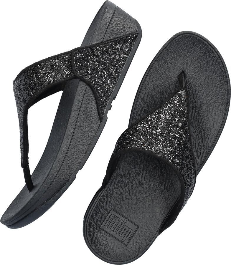 FITFLOP Teenslippers Dames Lulu Glitter Toe-post Maat: 40 Materiaal: Leer Kleur: Blauw - Foto 14