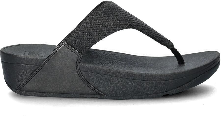Fitflop Teenslippers LULU SHIMMERLUX TOE-POST SANDALS sleehak zomerschoen slippers in glanzende look - Foto 8