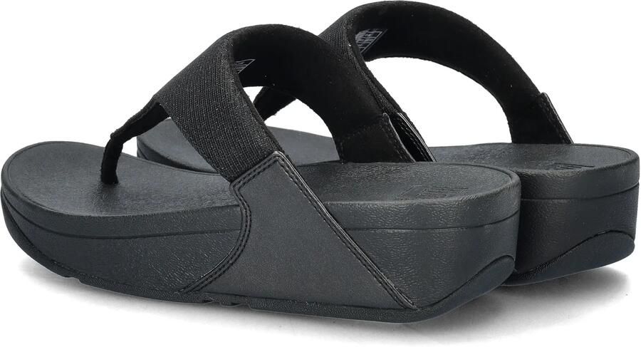 Fitflop Teenslippers LULU SHIMMERLUX TOE-POST SANDALS sleehak zomerschoen slippers in glanzende look - Foto 10