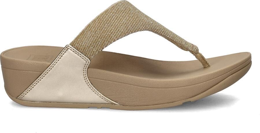 FitFlop Lulu Shimmerlux Toe Post Sandals Teenslippers beige - Foto 7