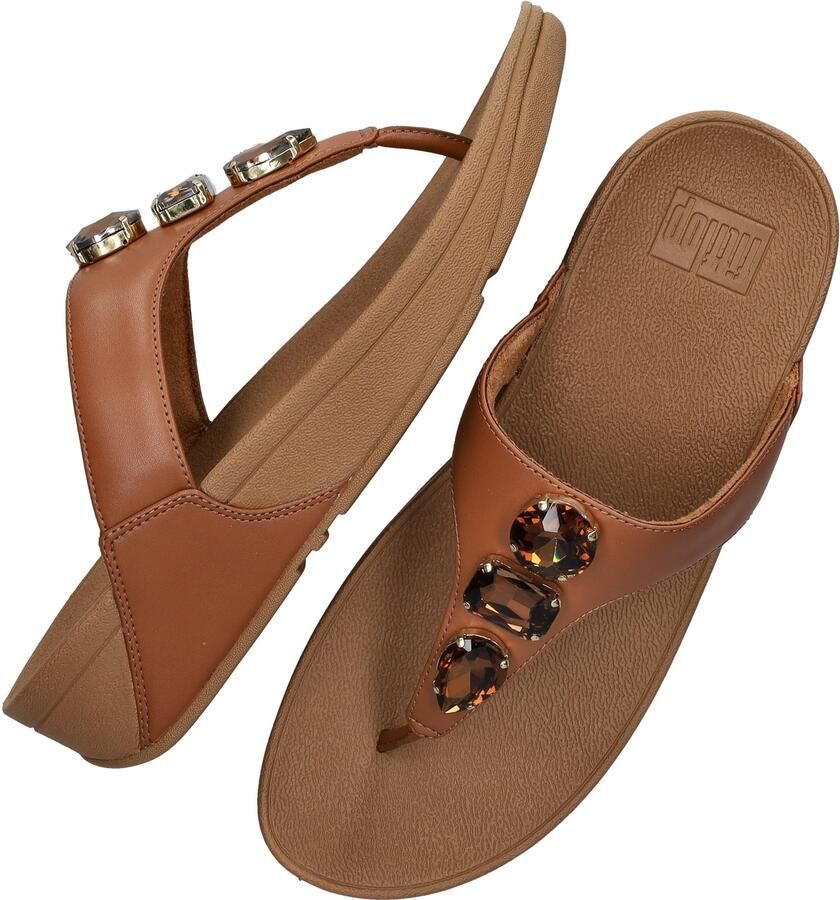 FitFlop Lulu Ultra-Jewel Toe-Post Sandals BRUIN - Foto 4
