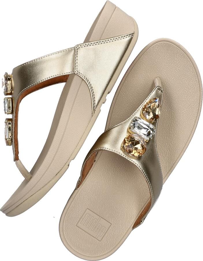 FitFlop Dames sandalen Lulu Ultra-Jewel Metallic teensandalen A5D - Foto 3