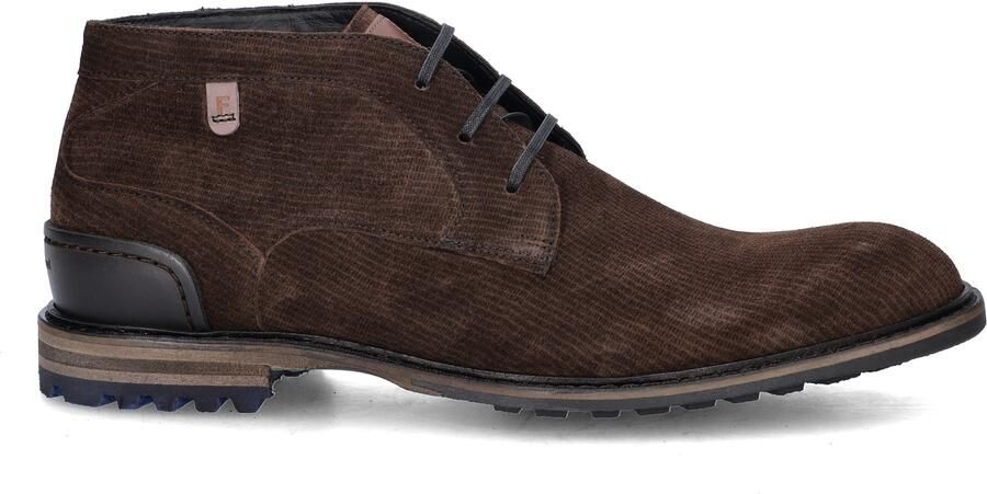 Floris van Bommel CREPI 13.19 Vrije tijd half-hoog Heren veterschoen Heren sneakers Bruin - Foto 7