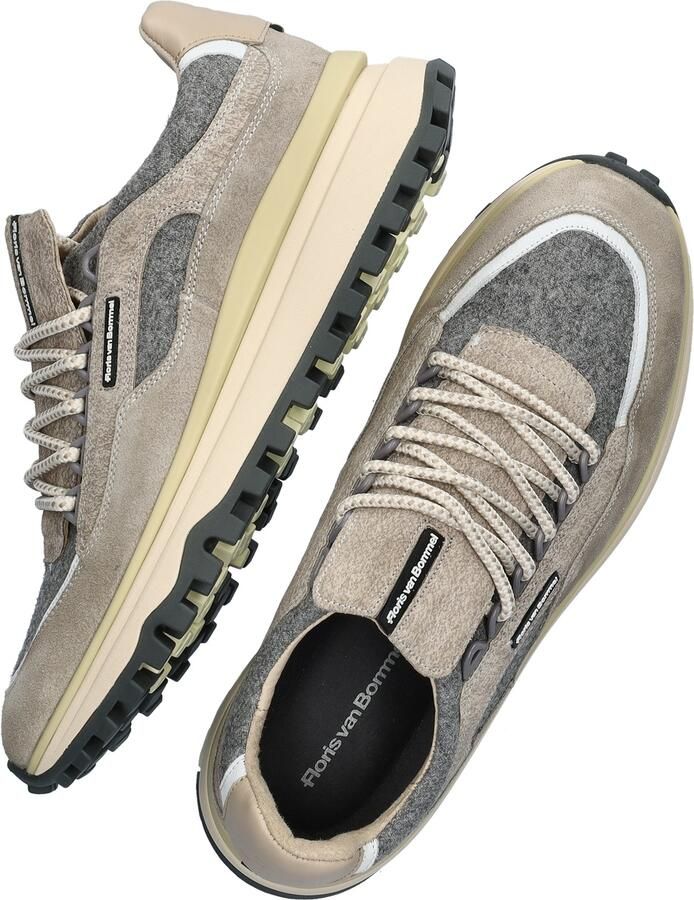 FLORIS VAN BOMMEL Lage Sneakers Heren Sfm-10248 De Gripper Maat: 48⅔ Materiaal: Suède Kleur: Beige - Foto 12