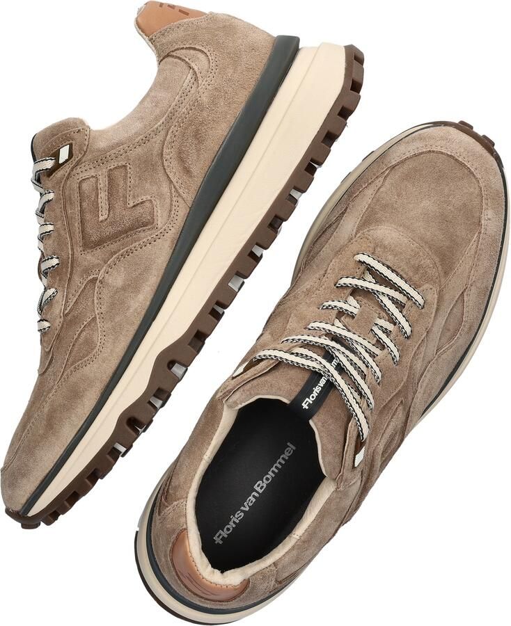 FLORIS VAN BOMMEL Lage Sneakers Heren Sfm-10238 De Gripper Maat: 46⅔ Materiaal: Suède Kleur: Beige - Foto 6
