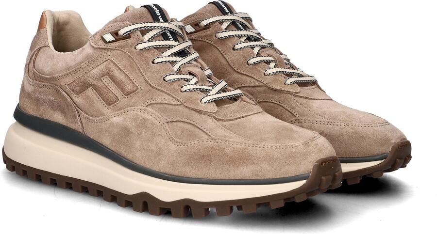 FLORIS VAN BOMMEL Lage Sneakers Heren Sfm-10238 De Gripper Maat: 46⅔ Materiaal: Suède Kleur: Beige - Foto 8