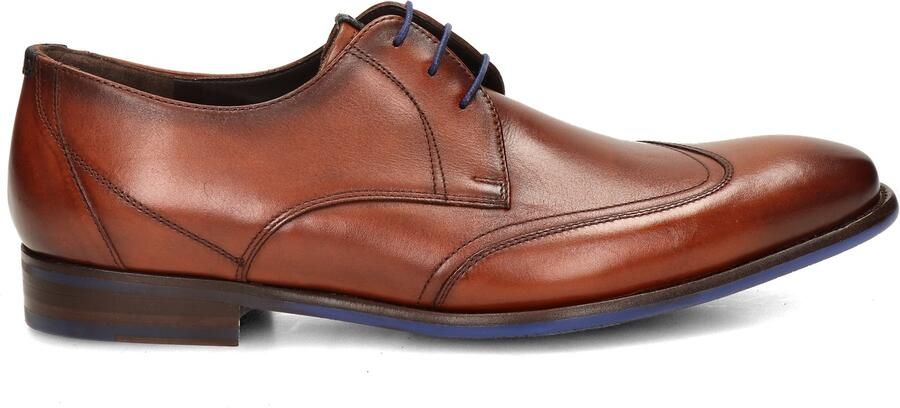 Floris van Bommel DE STIJLER 07.00 Volwassenen Heren veterschoen Nette herenschoenen Cognac - Foto 9