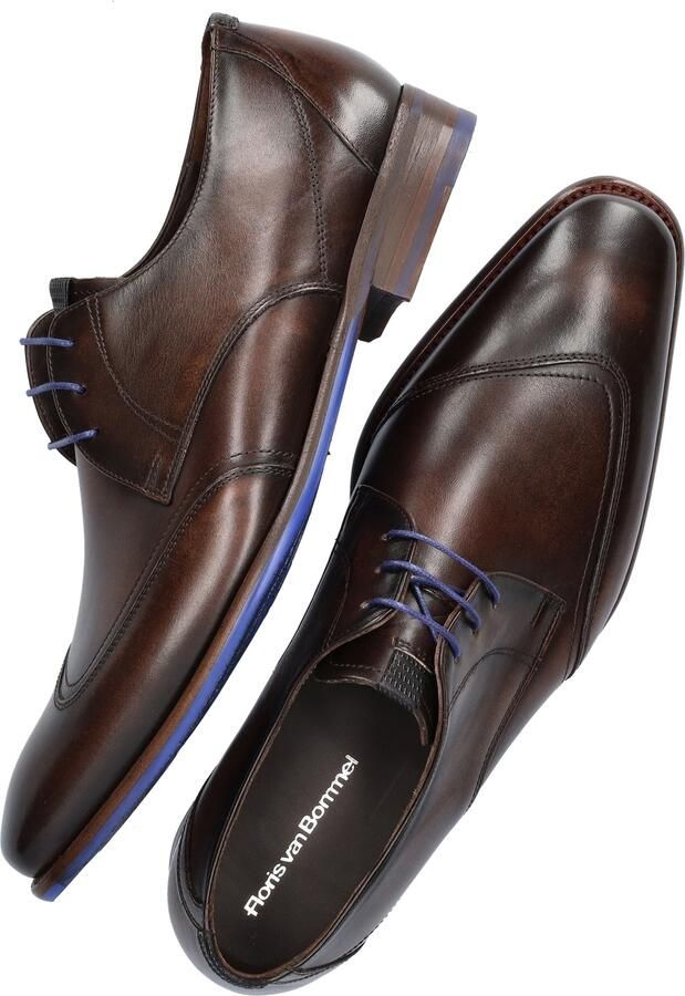 FLORIS VAN BOMMEL Nette Schoenen Heren Sfm-30173 De Stijler 44⅔ Leer Bruin - Foto 8