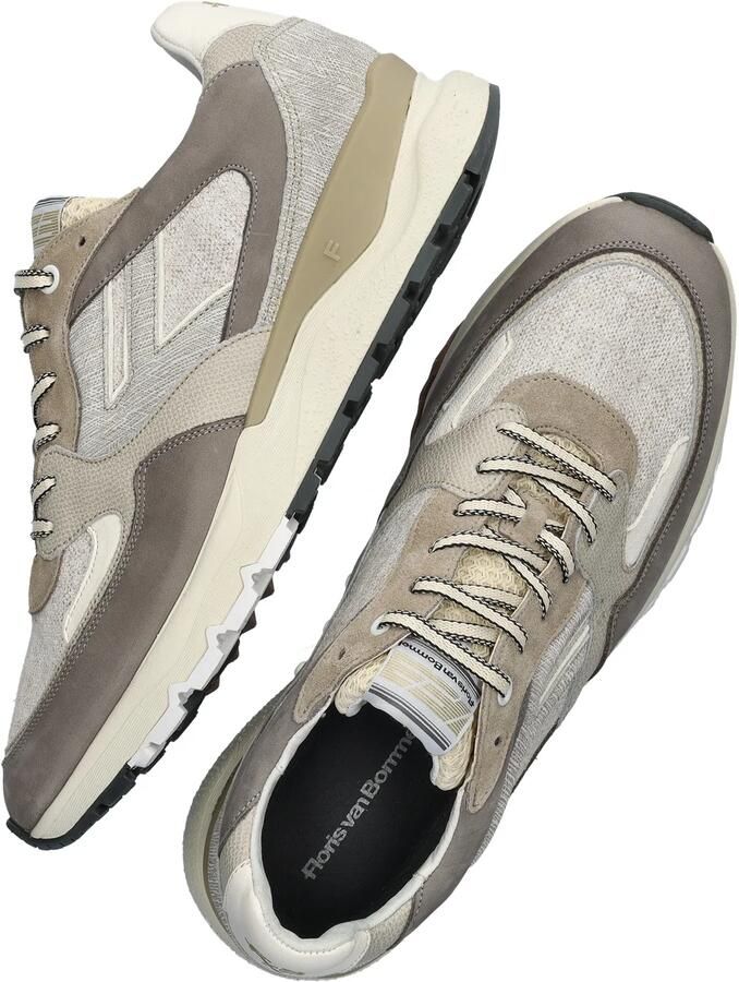 Floris van Bommel Sfm-10154 De Treener Sneakers Textiel Heren Beige - Foto 4