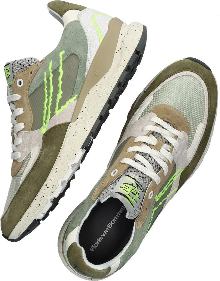 FLORIS VAN BOMMEL Lage Sneakers Heren Sfm-10243 De Treener Maat: 40 Materiaal: Suède Kleur: Groen - Foto 9
