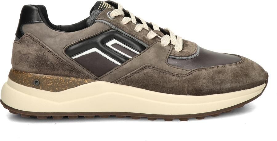Floris van Bommel Sfm-10236 De Tikker Sneakers Textiel Heren Bruin - Foto 5