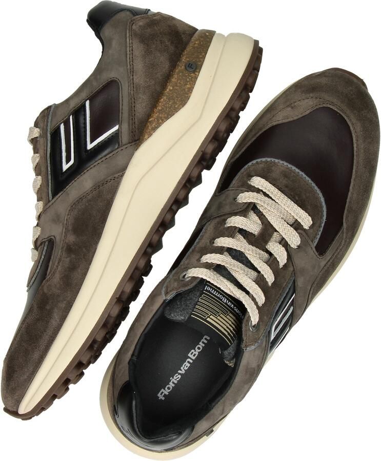 Floris van Bommel Sfm-10236 De Tikker Sneakers Textiel Heren Bruin - Foto 6