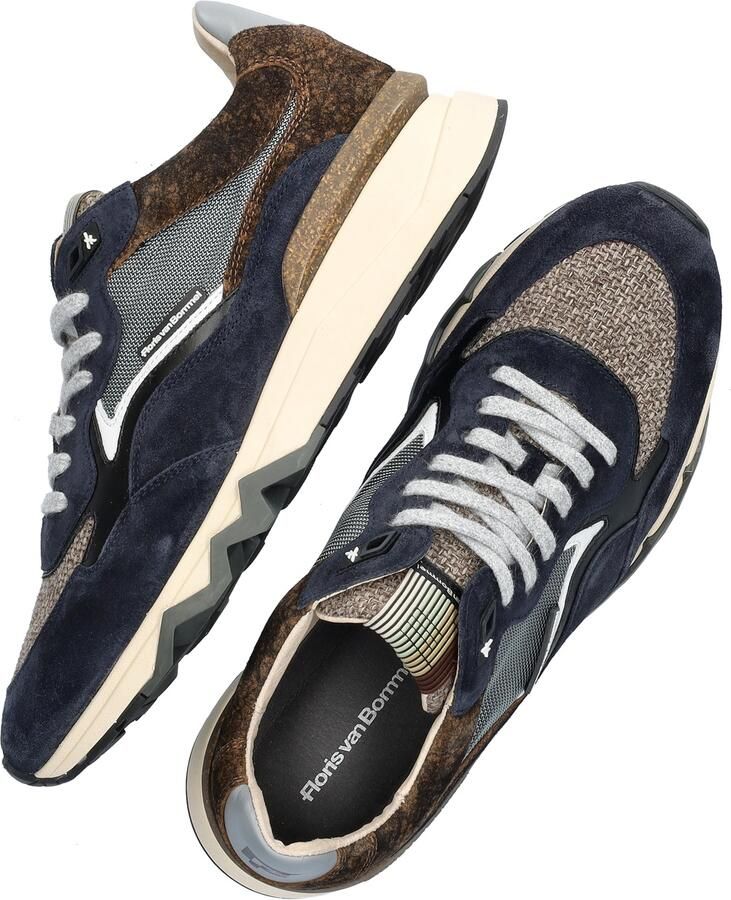 FLORIS VAN BOMMEL Lage Sneakers Heren Sfm-10178 De Zager Maat: 45⅓ Materiaal: Suède Kleur: Blauw - Foto 9