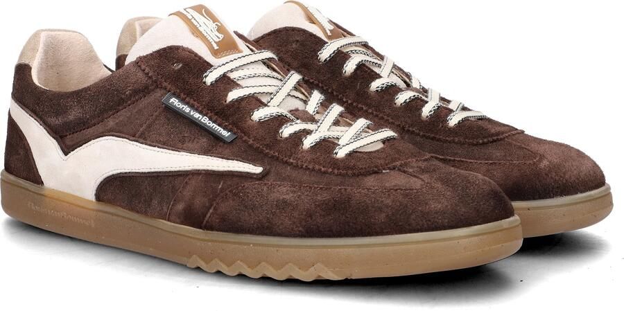 FLORIS VAN BOMMEL Lage Sneakers Heren Sfm-10224 De Zaler Maat: 40⅔ Materiaal: Suède Kleur: Bruin - Foto 5