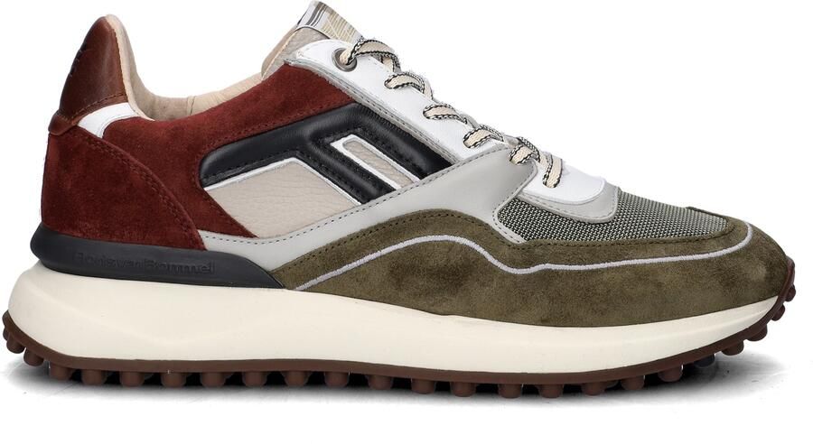 FLORIS VAN BOMMEL Lage Sneakers Heren Sfm-10139 Noppi Maat: 44⅔ Materiaal: Suède Kleur: Groen - Foto 7