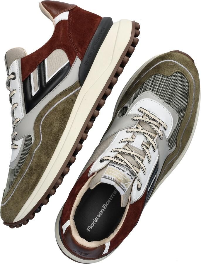 FLORIS VAN BOMMEL Lage Sneakers Heren Sfm-10139 Noppi Maat: 44⅔ Materiaal: Suède Kleur: Groen - Foto 8