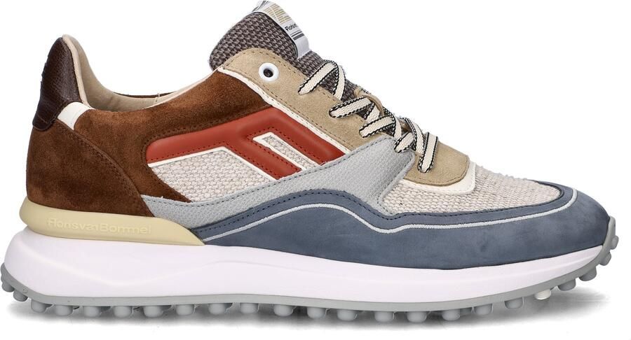 FLORIS VAN BOMMEL Lage Sneakers Heren Sfm-10139 Noppi Maat: 39⅓ Materiaal: Suède Kleur: Bruin - Foto 9