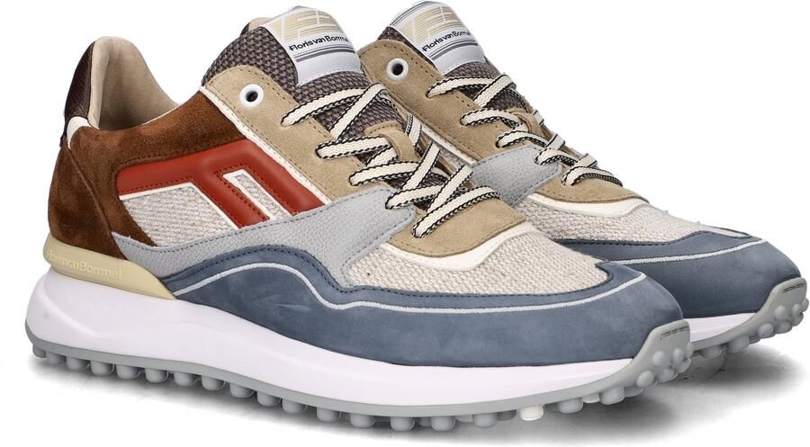 FLORIS VAN BOMMEL Lage Sneakers Heren Sfm-10139 Noppi Maat: 39⅓ Materiaal: Suède Kleur: Bruin - Foto 12