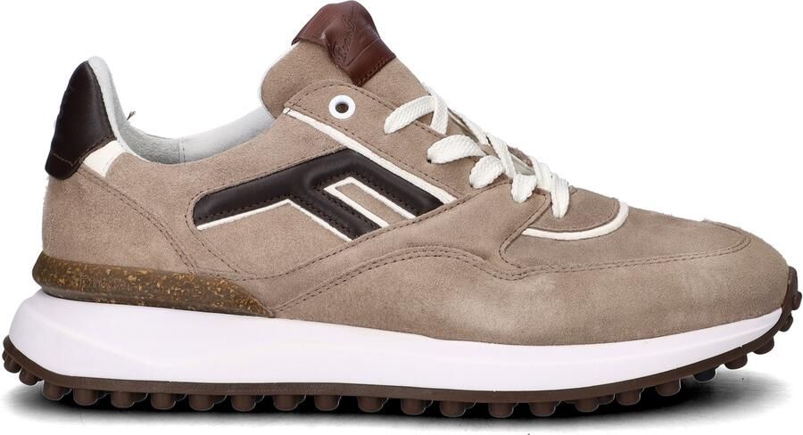 FLORIS VAN BOMMEL Lage Sneakers Heren Sfm-10223 Noppi Maat: 44⅔ Materiaal: Leer Kleur: Beige - Foto 10