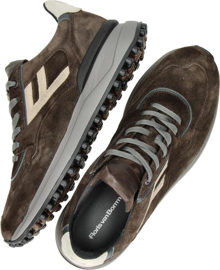 Floris van Bommel NOPPI 29.70 Lage sneakersVrije tijdsschoenen Heren sneakers Bruin - Foto 5