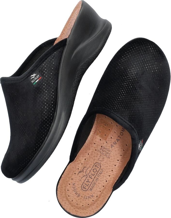 FlyFlot dames pantoffel Zwart
