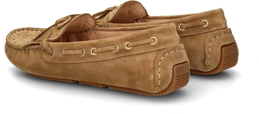 FRED DE LA BRETONIERE Mocassins Dames Billy Indy Suède Camel - Foto 4