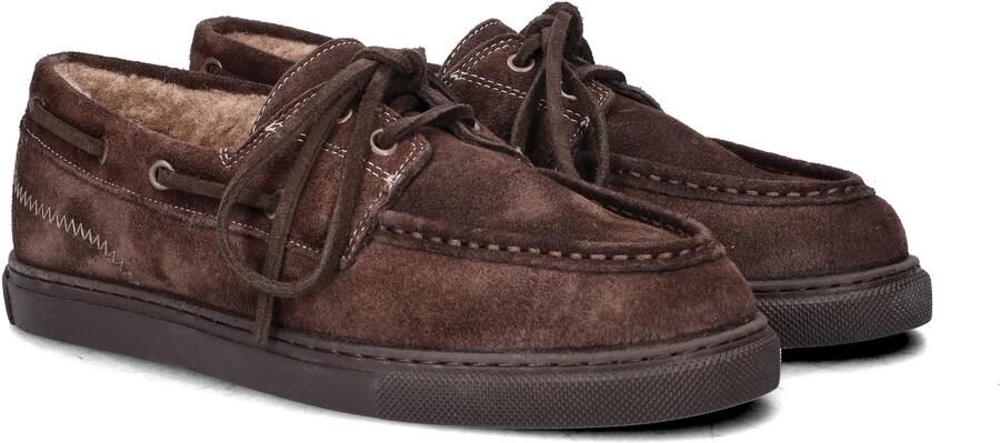 Fred de la bretoniere DONNA MOCA Sneaker Suede Dark Brown - Foto 2