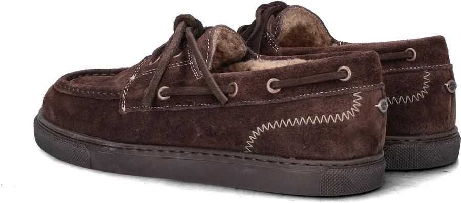 Fred de la bretoniere DONNA MOCA Sneaker Suede Dark Brown - Foto 3