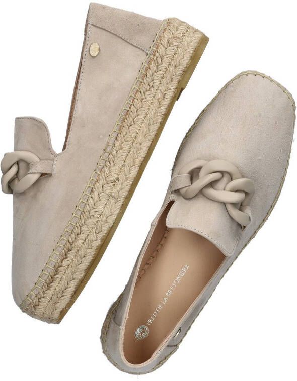 Fred de la Bretoniere suède esparilles met ketting taupe - Foto 4